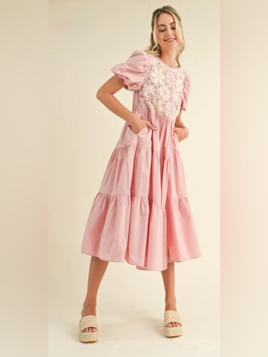 Anthropologie Dresses & Skirts - Anthropologie x & Merci crochet Emerson Dress midi